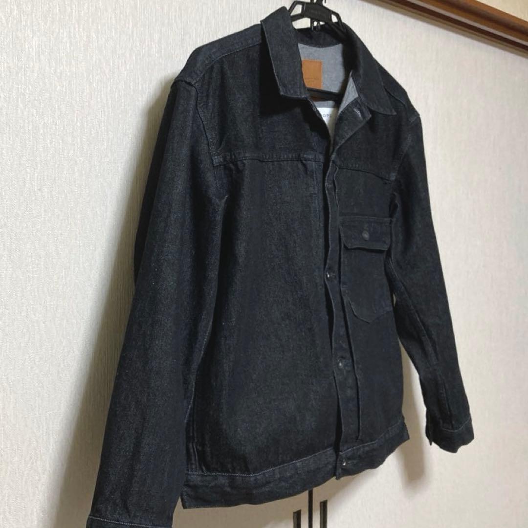 ADAM ET ROPÉ デニム ジャケット ビッグシルエット トラッカー 黒