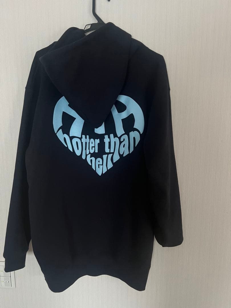 HTH　Hotter than Hell　ホッターザンヘル　パーカー　両面ロゴ
