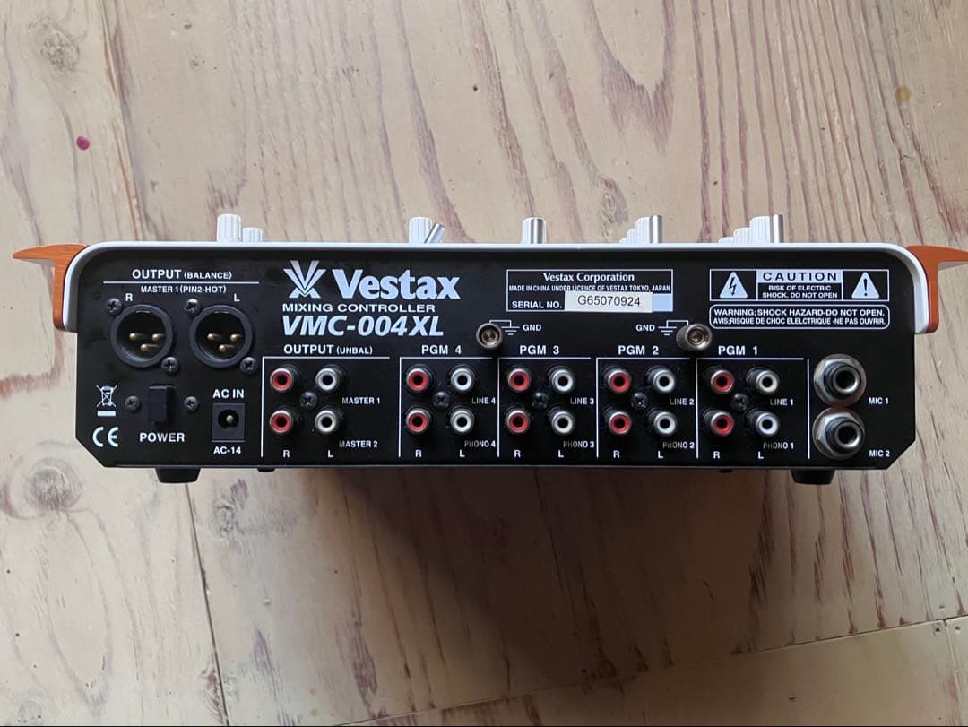 VESTAX DJ ミキサー　VMC-004XL 中古ミキサー　DJ機材 4ch