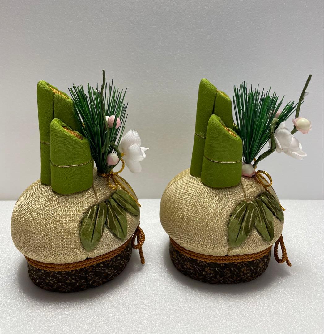 ハンドメイド　木目込み人形　門松