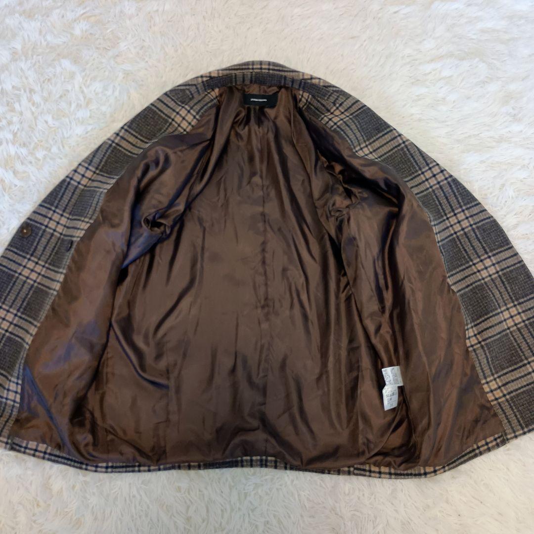 美品　ジャーナルスタンダード　スーパー140　ビーバーテーラーコート　チェック