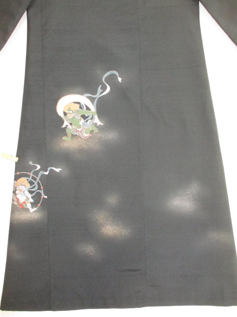 L～2Ｌサイズ　紬着物からのリメイクドレスです　着丈１１５cm