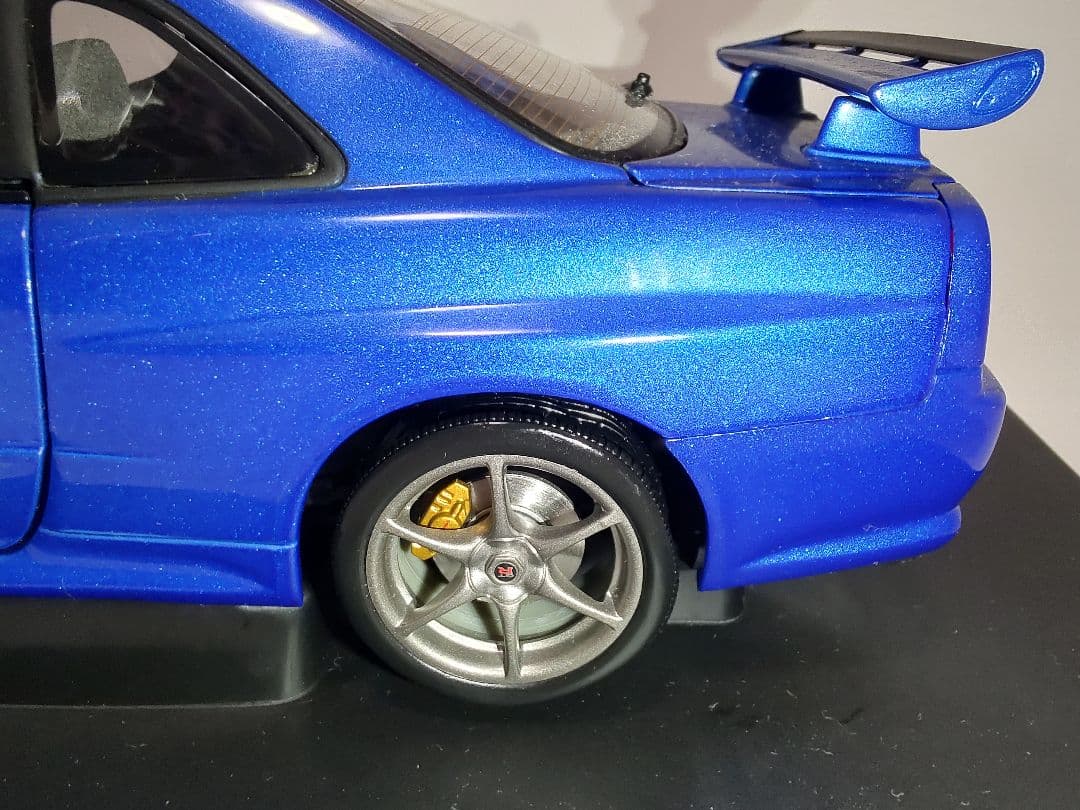 【箱ケースなし】オートアート 1/18 スカイライン R34GT-R