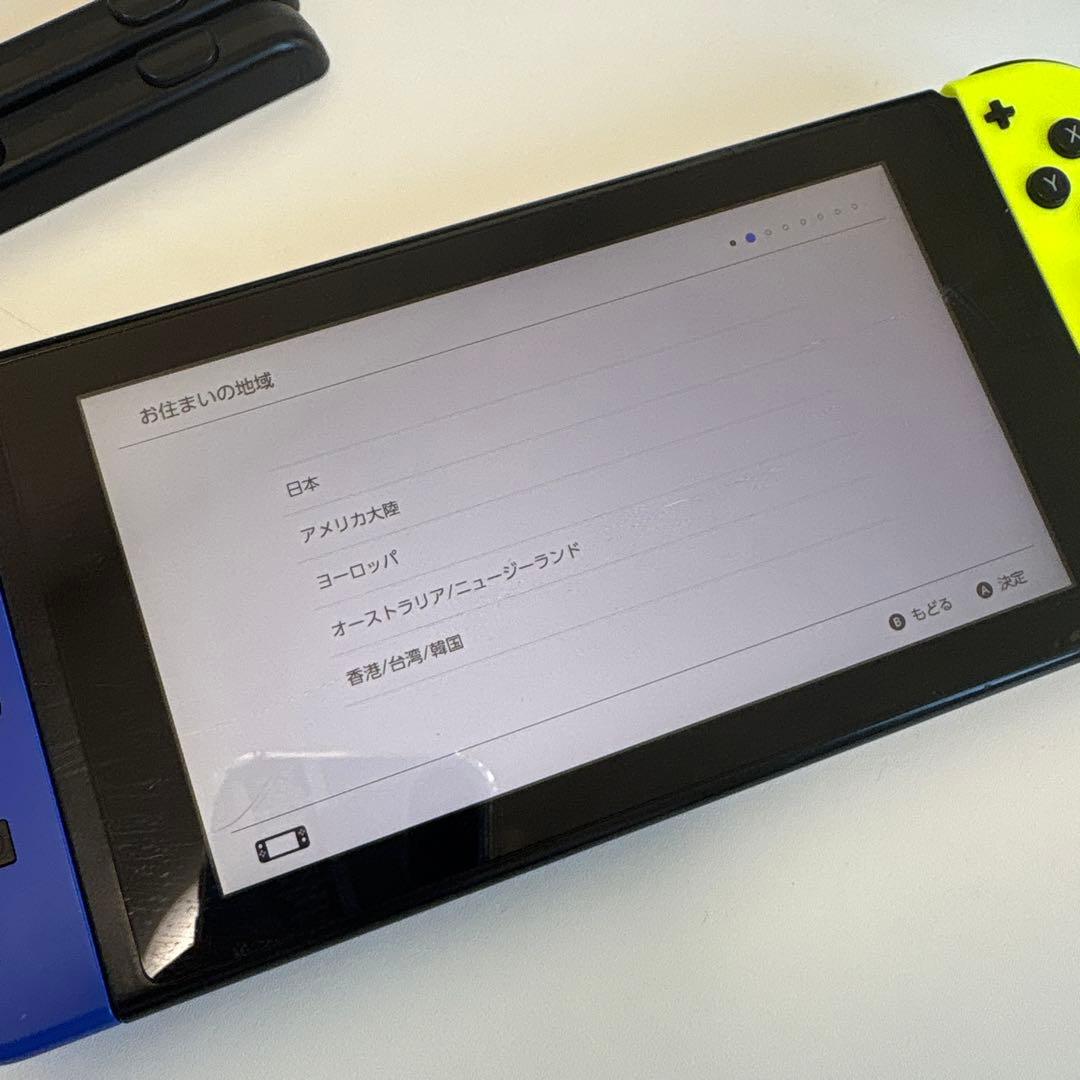 Nintendo Switch 本体 ネオンイエロー　ネオンブルー