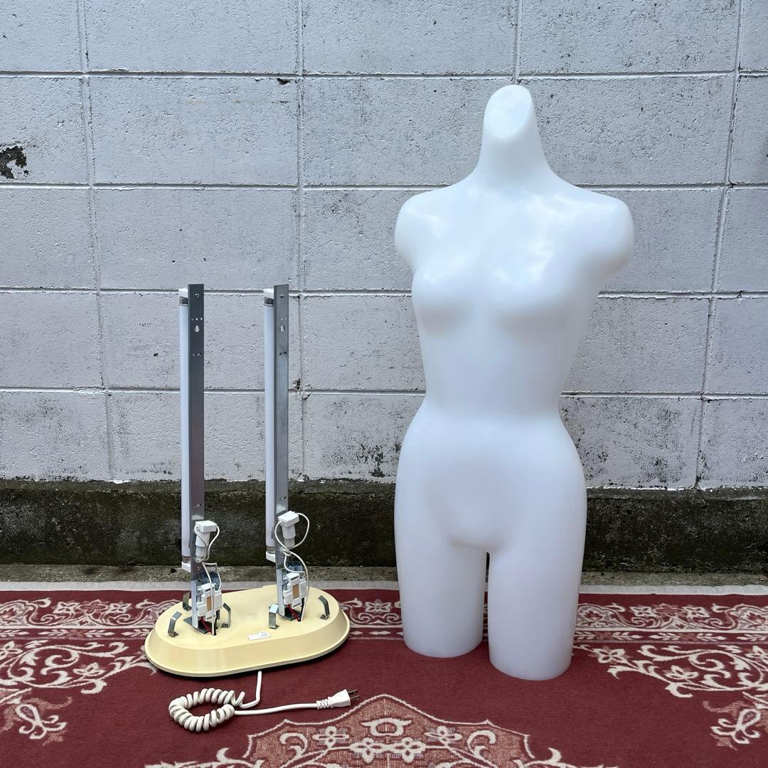ライト照明付き◾️マネキン トルソー 店舗什器 間接照明 ディスプレイ 女性像