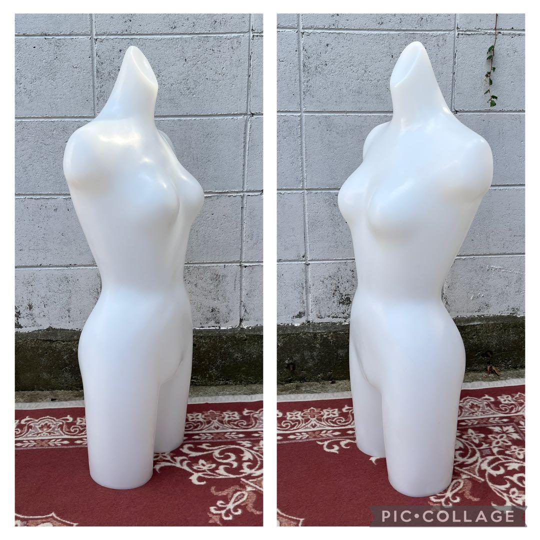 ライト照明付き◾️マネキン トルソー 店舗什器 間接照明 ディスプレイ 女性像