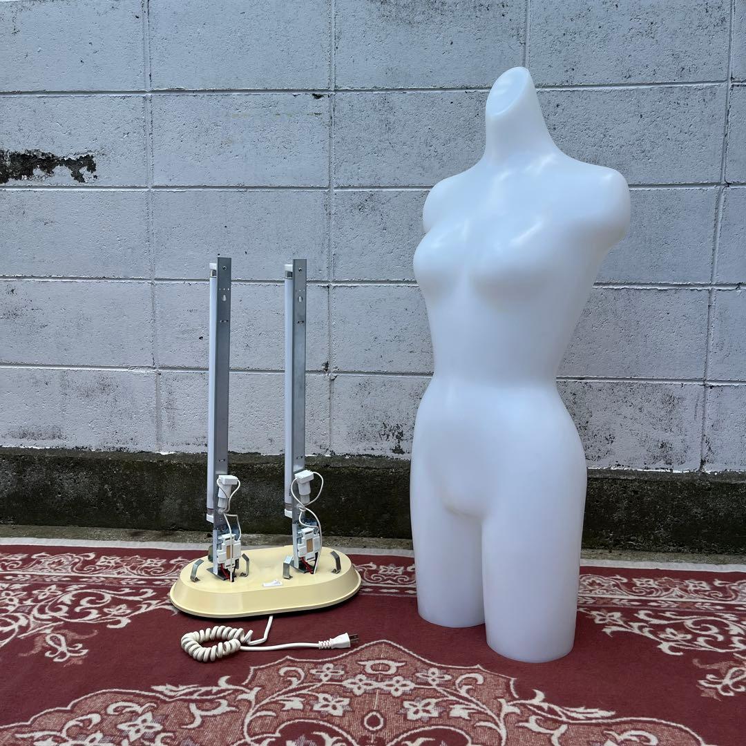 ライト照明付き◾️マネキン トルソー 店舗什器 間接照明 ディスプレイ 女性像