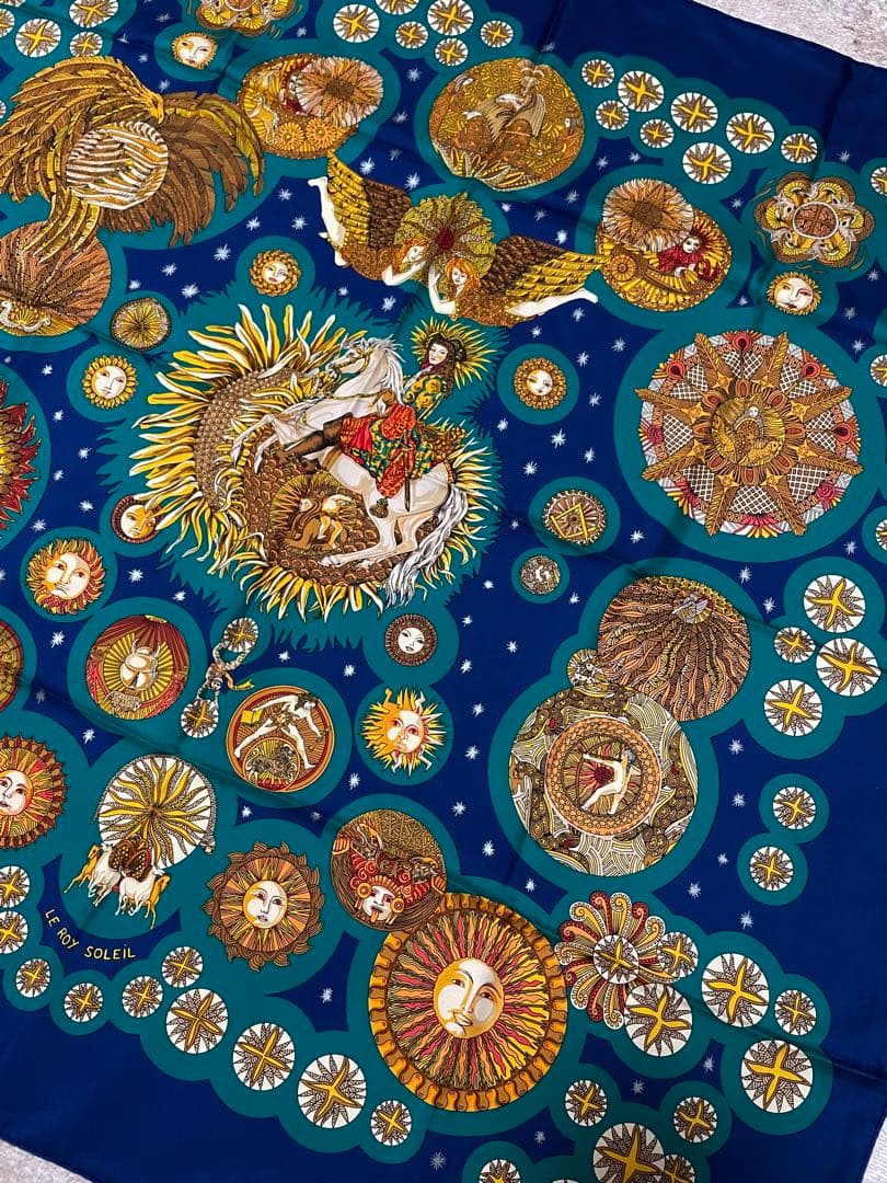 エルメス HERMES カレ90 太陽王 LE ROY SOLEIL スカーフ