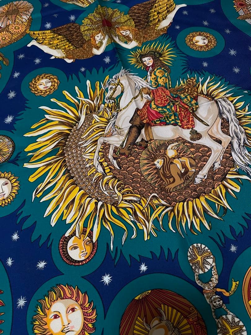 エルメス HERMES カレ90 太陽王 LE ROY SOLEIL スカーフ