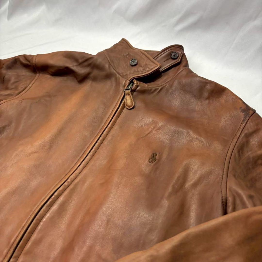 polo by ralph lauren レザージャケット
