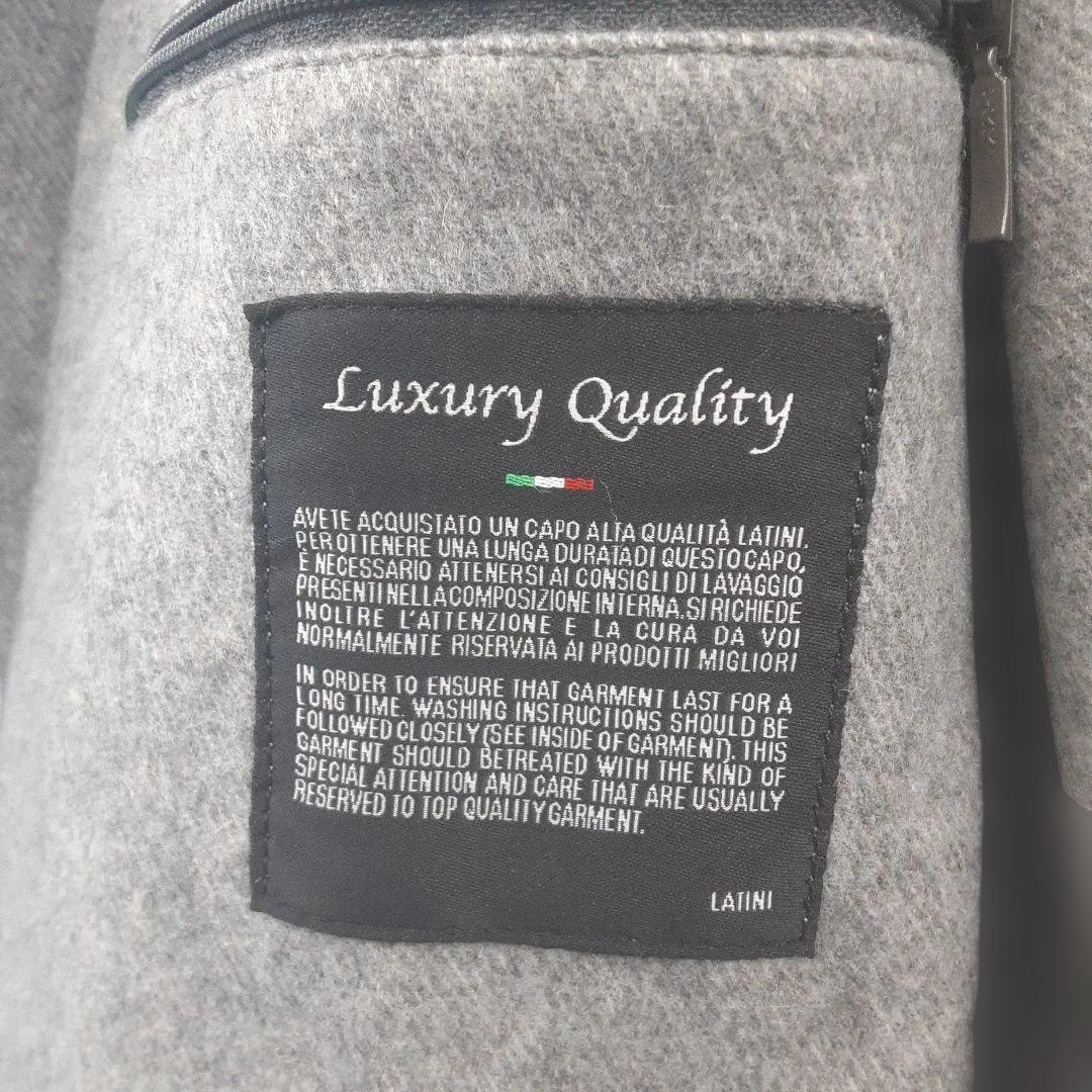 LATINI 本革レザー コート クロコダイル型押し