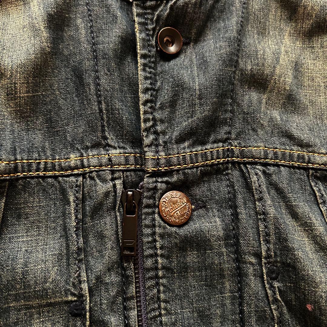 ジャケット・アウター archive diesel gruge hood denim jacket