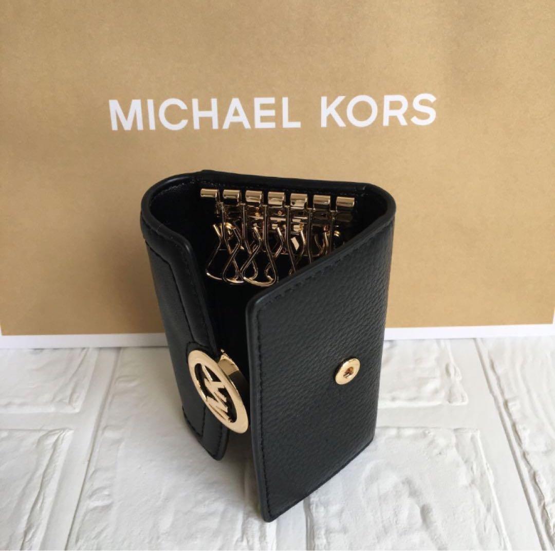 新品 マイケルコース MICHEAL KORS ブラック キーケース