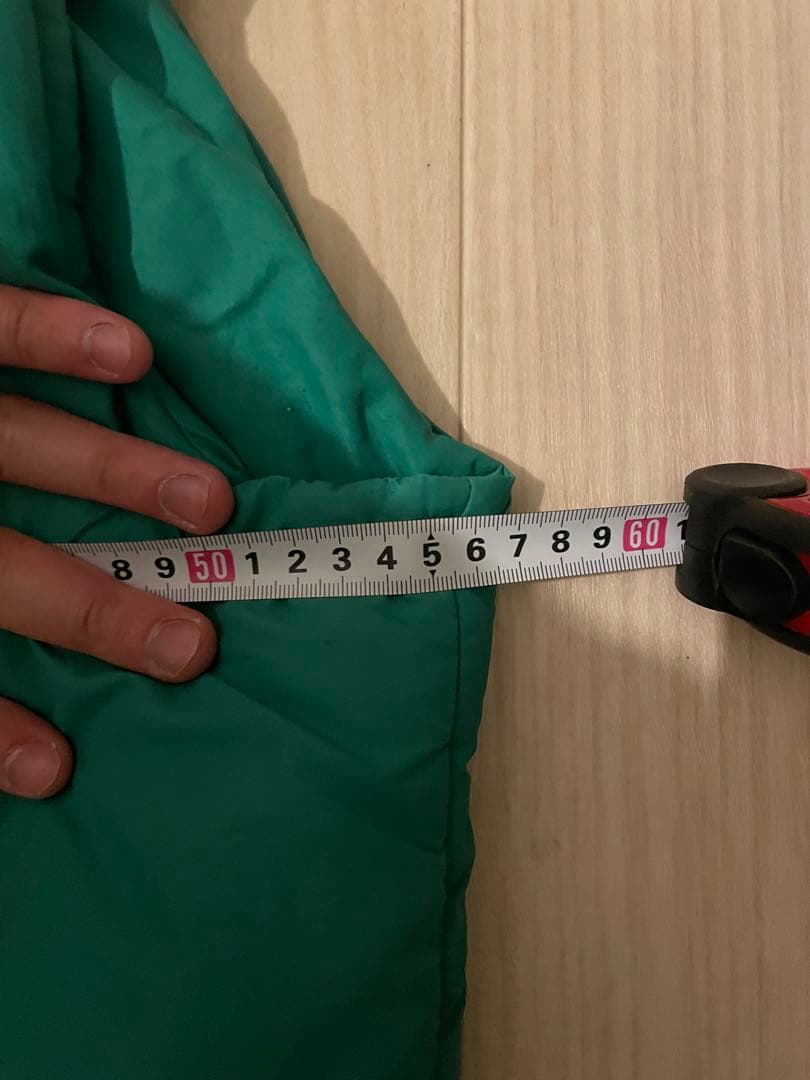 70's THE NORTH FACE 茶タグ　ダウンベスト緑　USA製