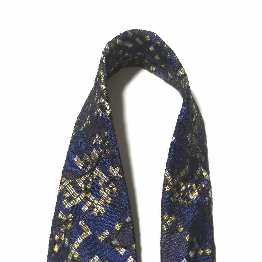 美品 ヴィヴィアンウエストウッド ネクタイ ボタニカル 花柄 チェック 高級