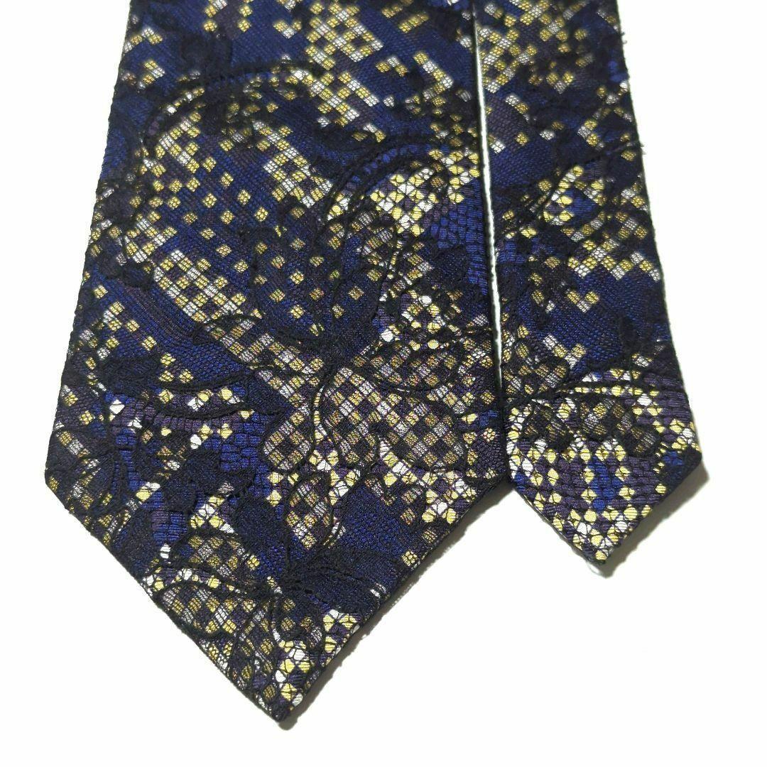 美品 ヴィヴィアンウエストウッド ネクタイ ボタニカル 花柄 チェック 高級