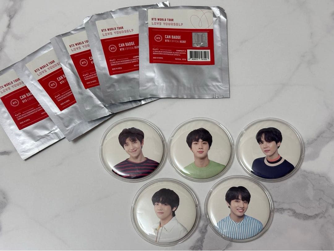 BTS LYS 缶バッチ セット