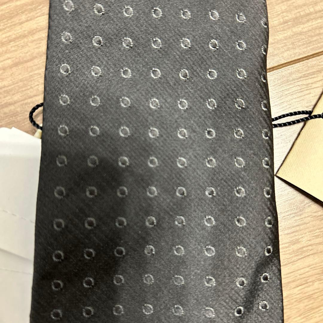 BURBERRY グレー メランジ ネクタイ