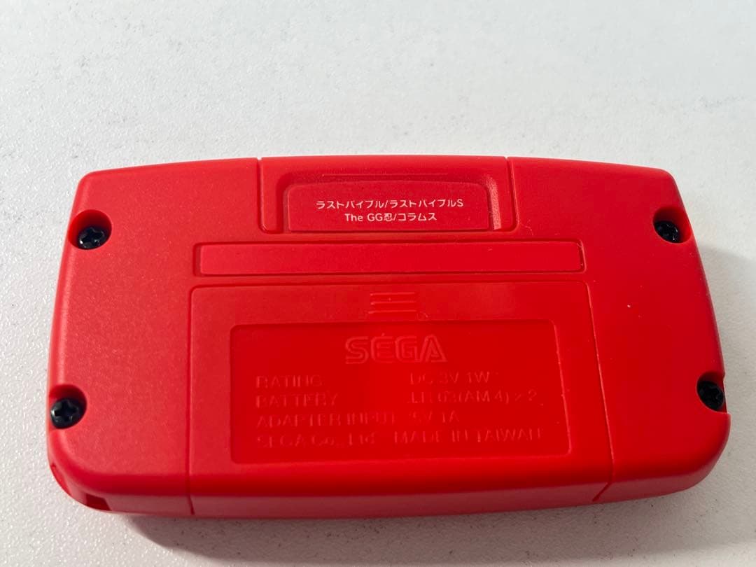 ゲームギアミクロ レッド GAME GEAR micro