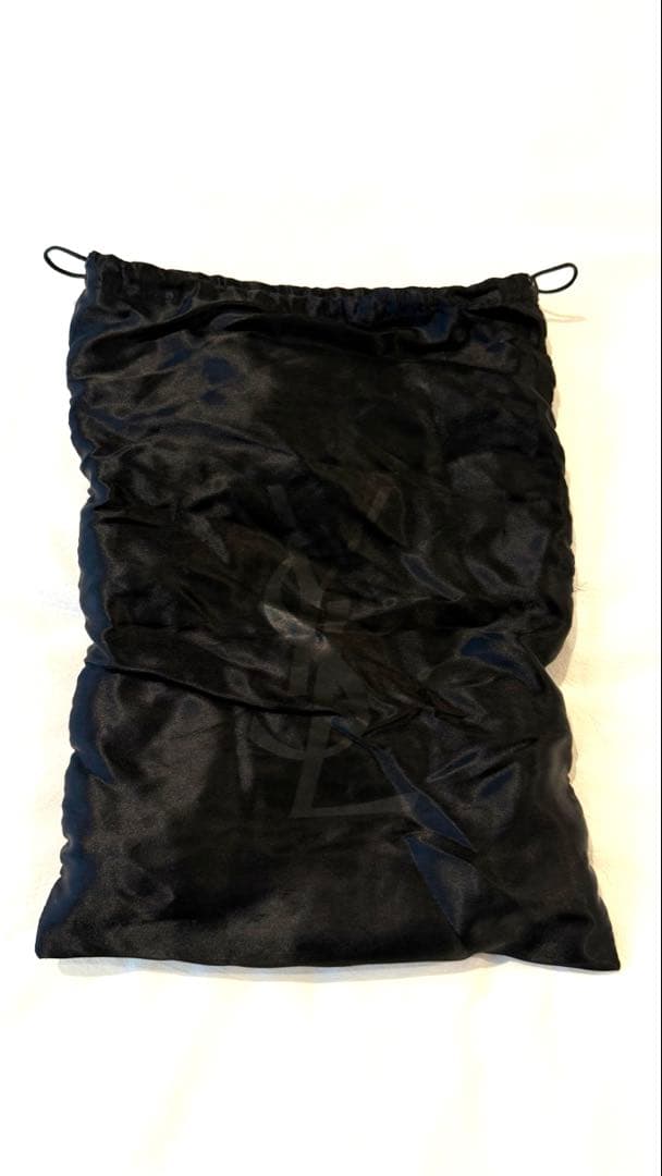 YSL シルバー 紫クロコダイル風 パーティーバッグ