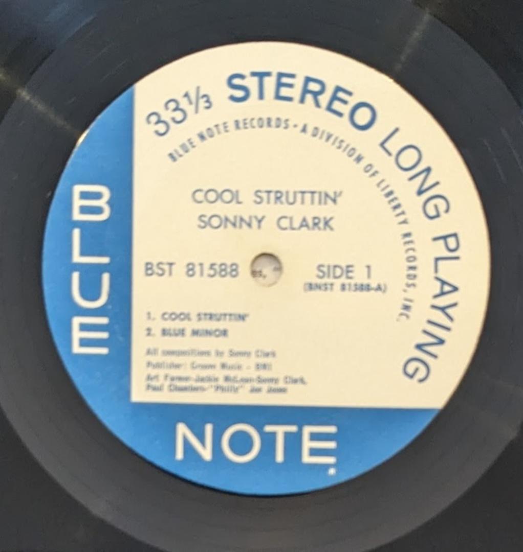 Sonny Clark「Cool Struttin'」：LPレコード