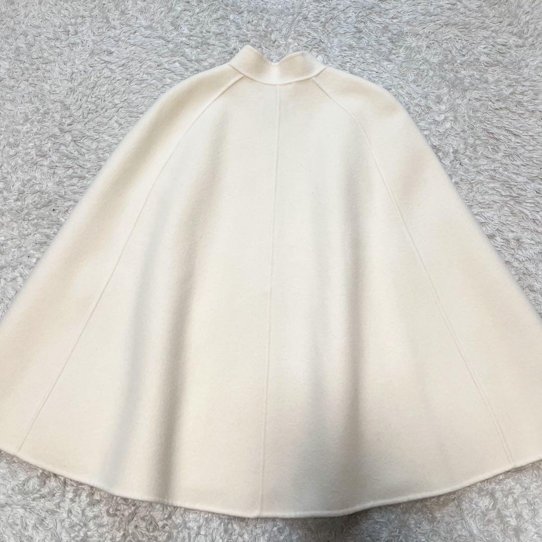 23AW ANAYI シャルムビーバーミドルケープコート 近年モデル ベルト付