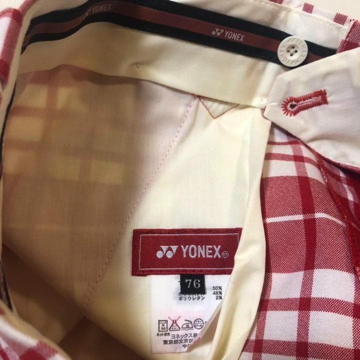 新品未使用 ヨネックス◆ゴルフ ストレッチ パンツ◆レッド サイズ