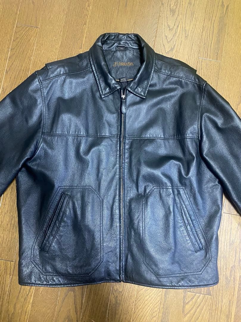 す*ぎ様 90s ST.JOHN'SBAY セントジョンズベイ レザージャケット