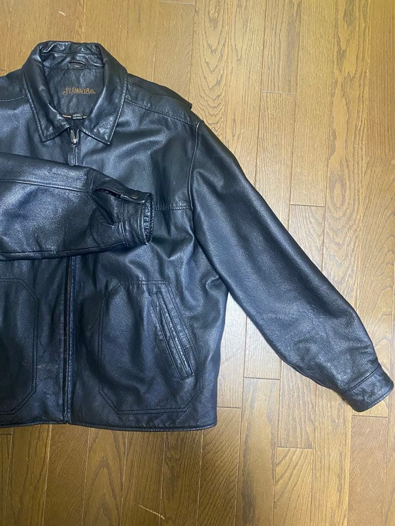 す*ぎ様 90s ST.JOHN'SBAY セントジョンズベイ レザージャケット