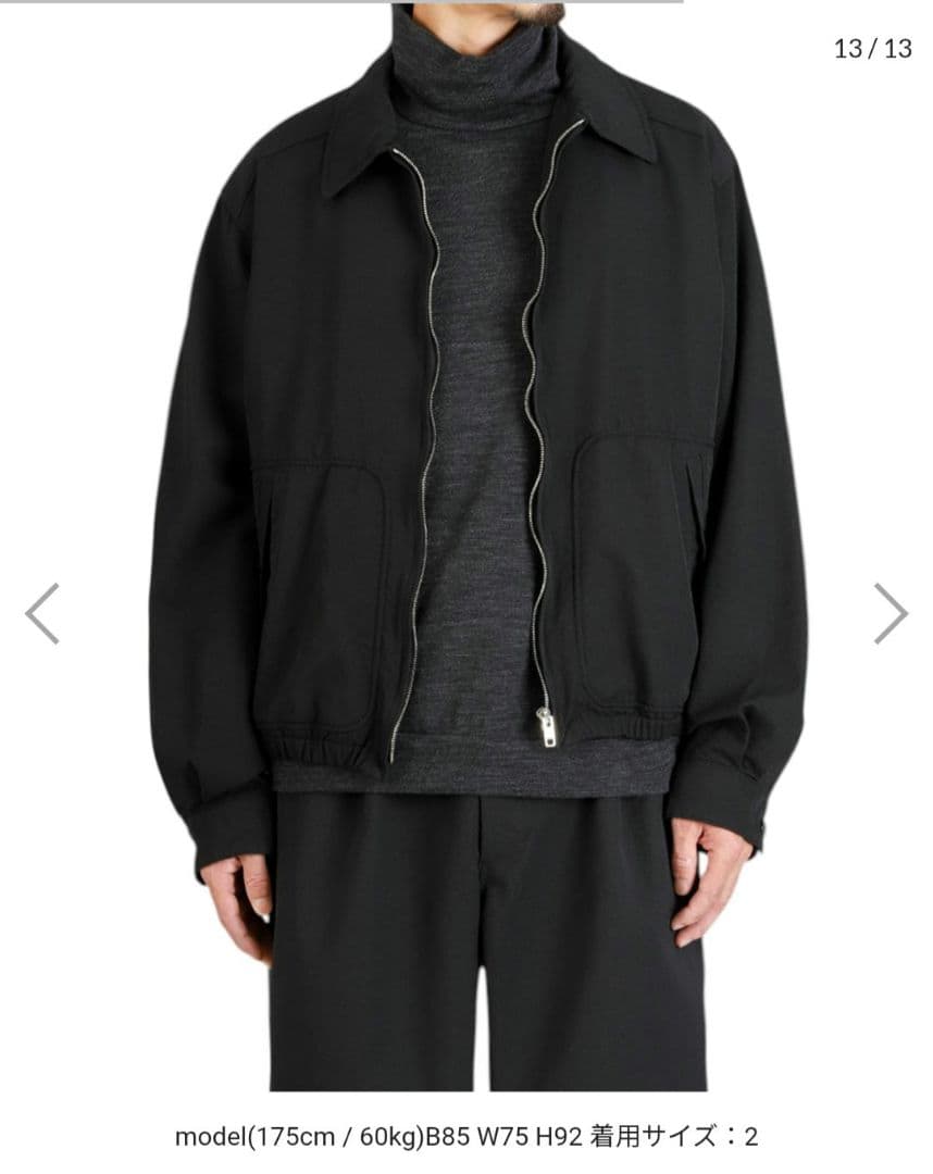 『新品』HERILL Woolgabardine WindybayJacket