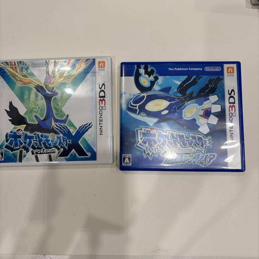 ポケットモンスター アルファサファイア & X セット　配布ポケモン有り