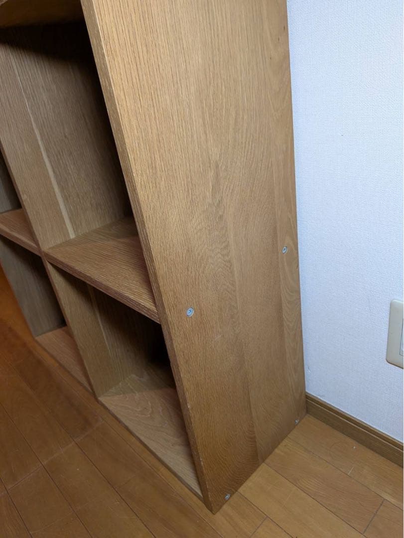 ■送料込■無印 スタッキングシェルフ 5×2 オーク 木製家具棚 MUJI 収納