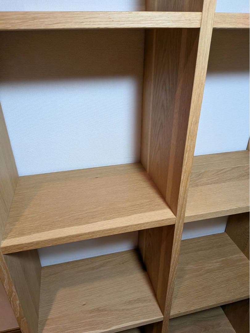■送料込■無印 スタッキングシェルフ 5×2 オーク 木製家具棚 MUJI 収納