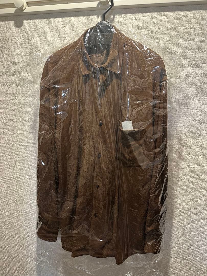 【希少】COMOLI スエードシャツ コモリシャツ ディアスキン レザーシャツ