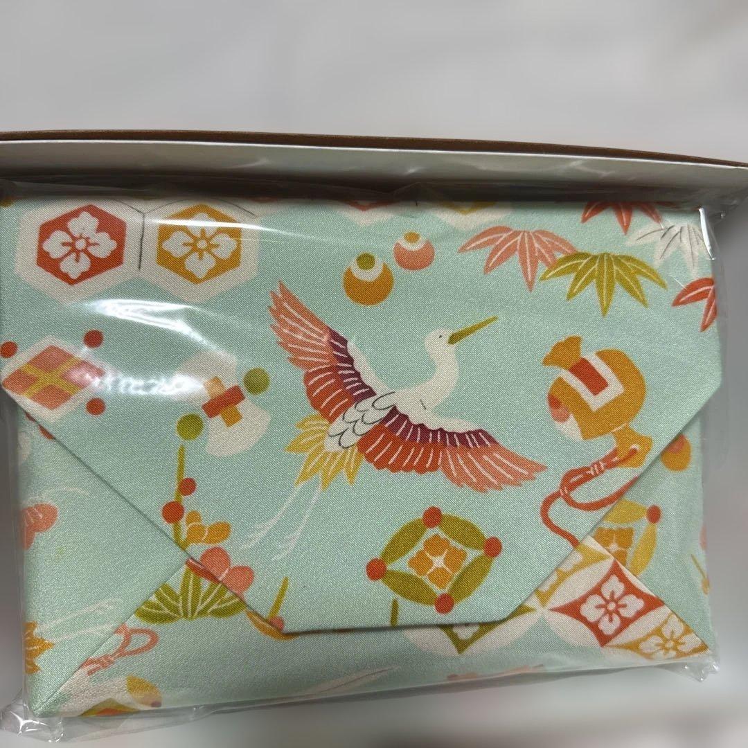 志ま亀　型友禅染　数寄屋袋