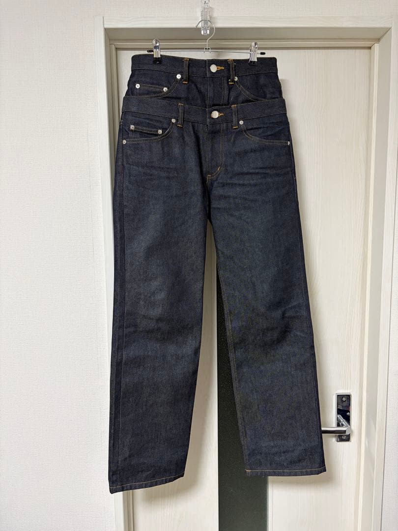 JOHN LAWRENCE SULLIVAN ストレートデニムパンツ
