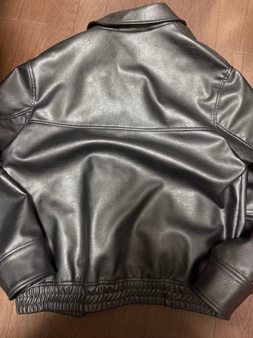 ZARA ブラックレザージャケット M