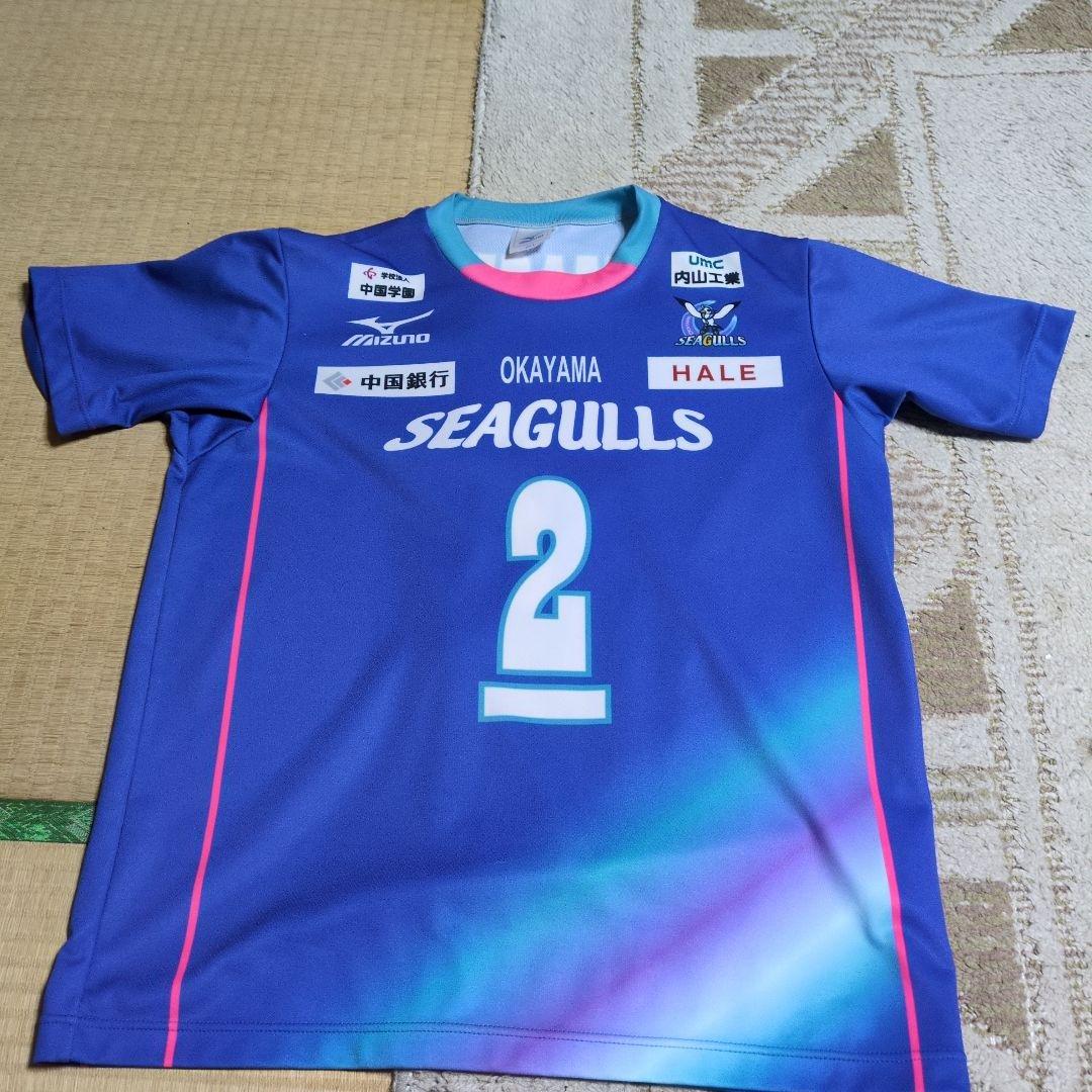 女子バレーボールSVリーグ元岡山シーガルズの山口舞選手のレプリカシャツ
