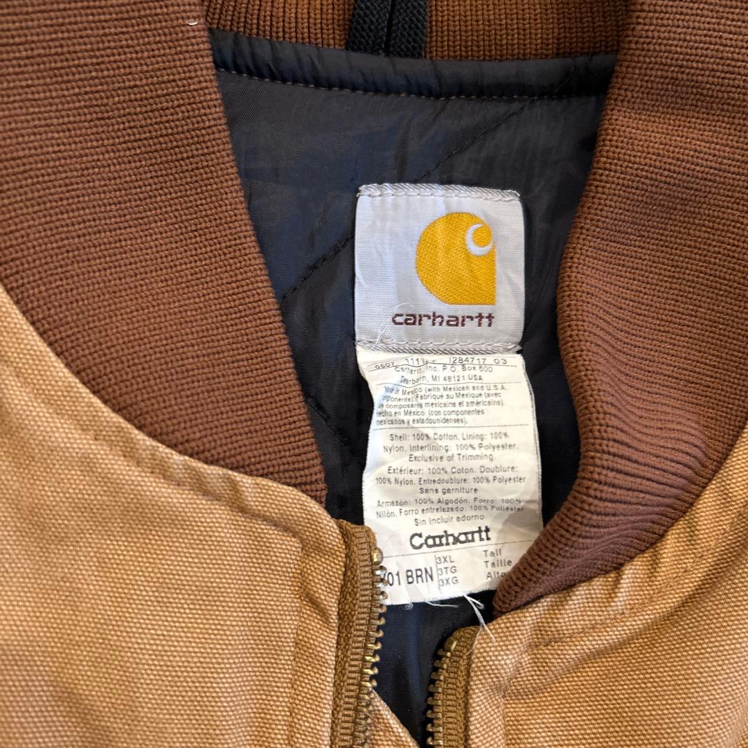 武*丸様 Carhartt ブラウン ダウンベスト