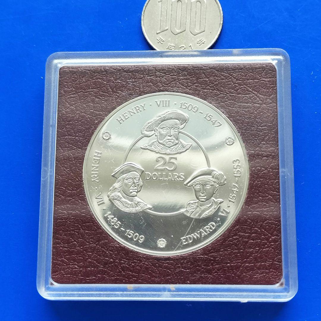 ケイマン諸島①　25ドル銀貨　Silver Kings Collection