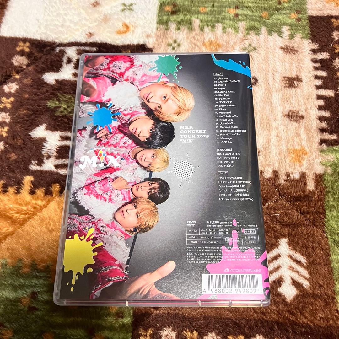 M!LK CONCERT TOUR 2025 「M!X」 DVD通常盤