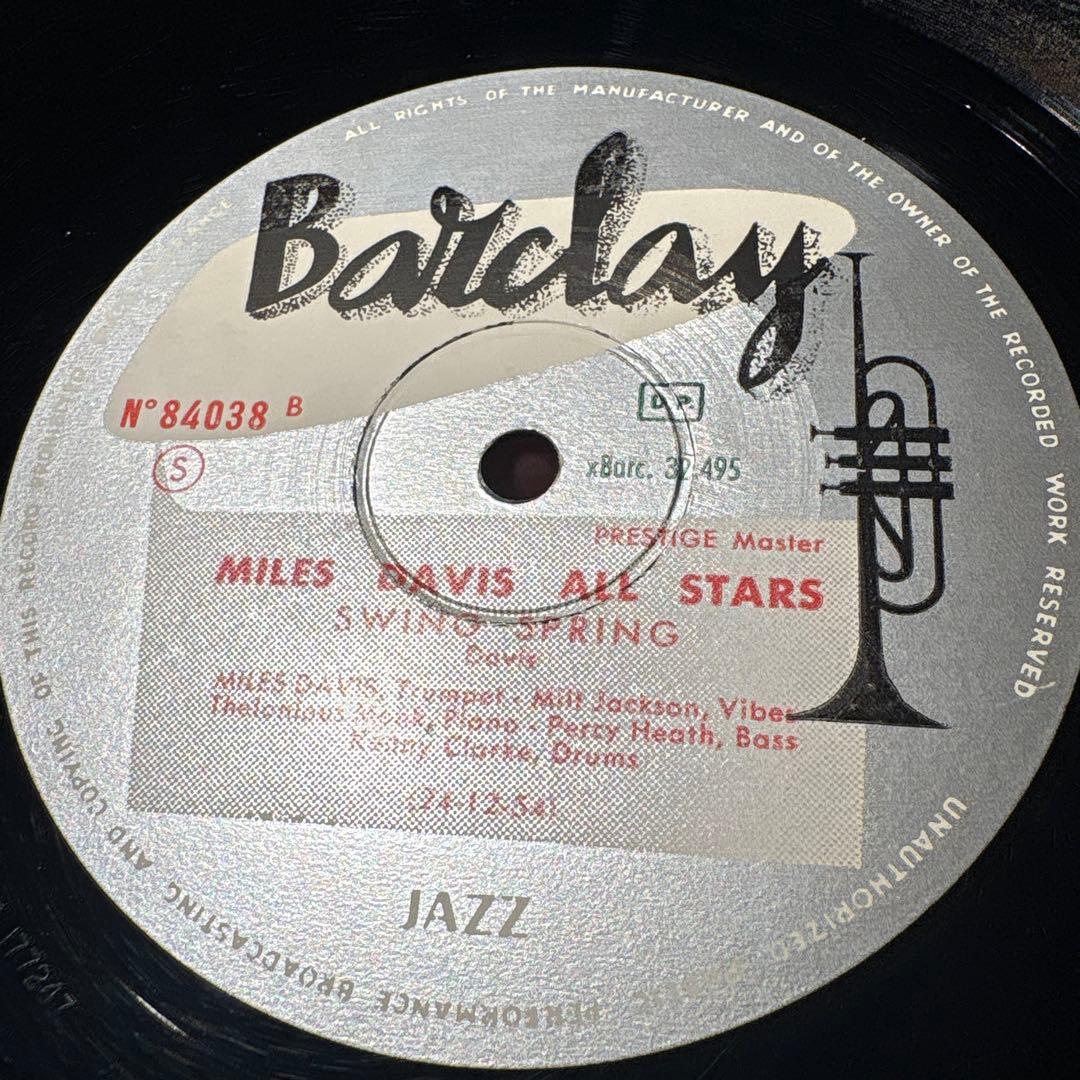 [レコード　仏原盤] Miles Davis All Stars 10 LP