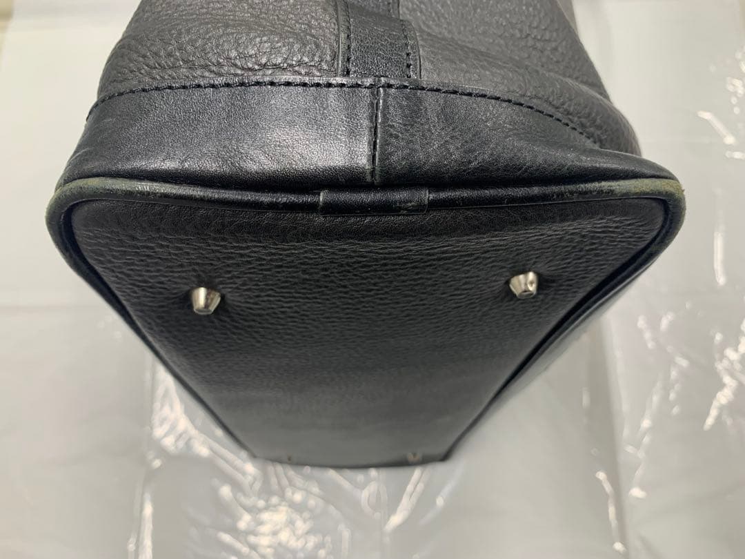 s*i様 SEEKER シーカー レザー トートバッグ ビジネス 肩掛け ブラッ