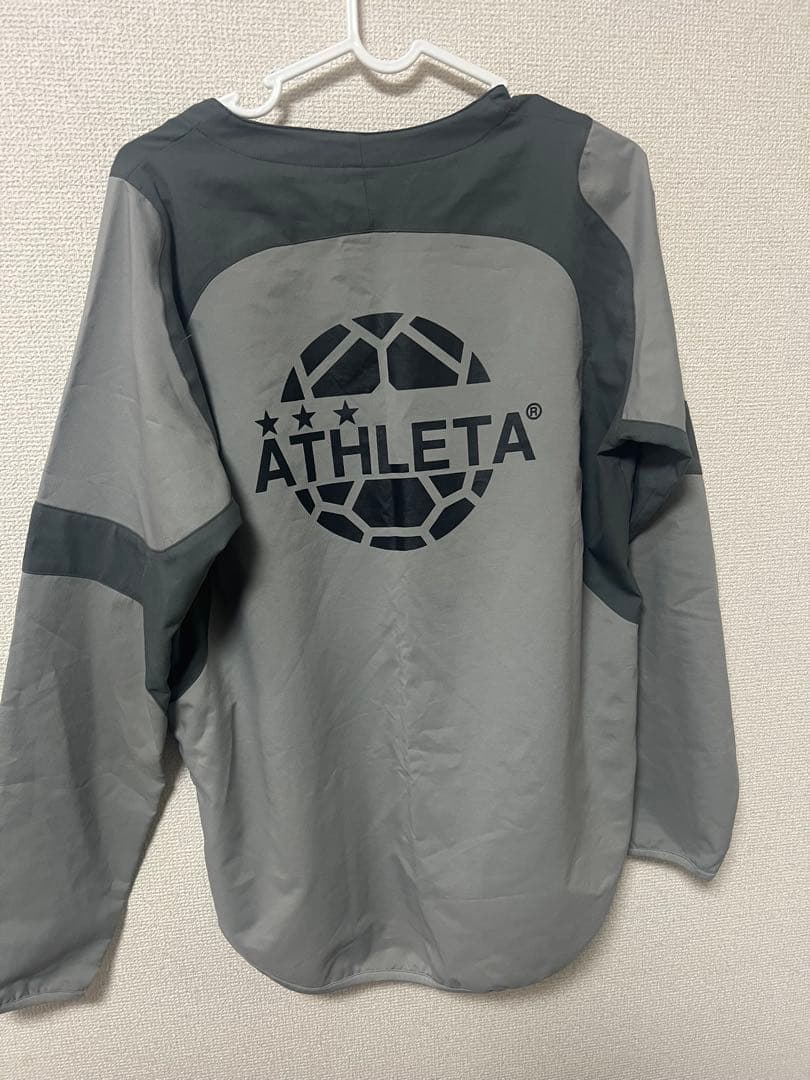ATHLETA グレー 長袖シャツ パンツ セットアップ
