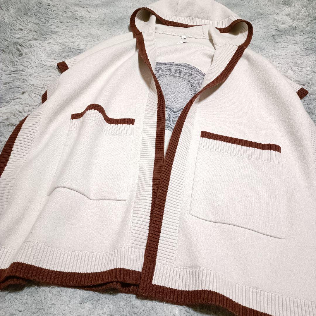 BURBERRY カシミヤ ケープ ポンチョ 近年モデル バーバリー 現行
