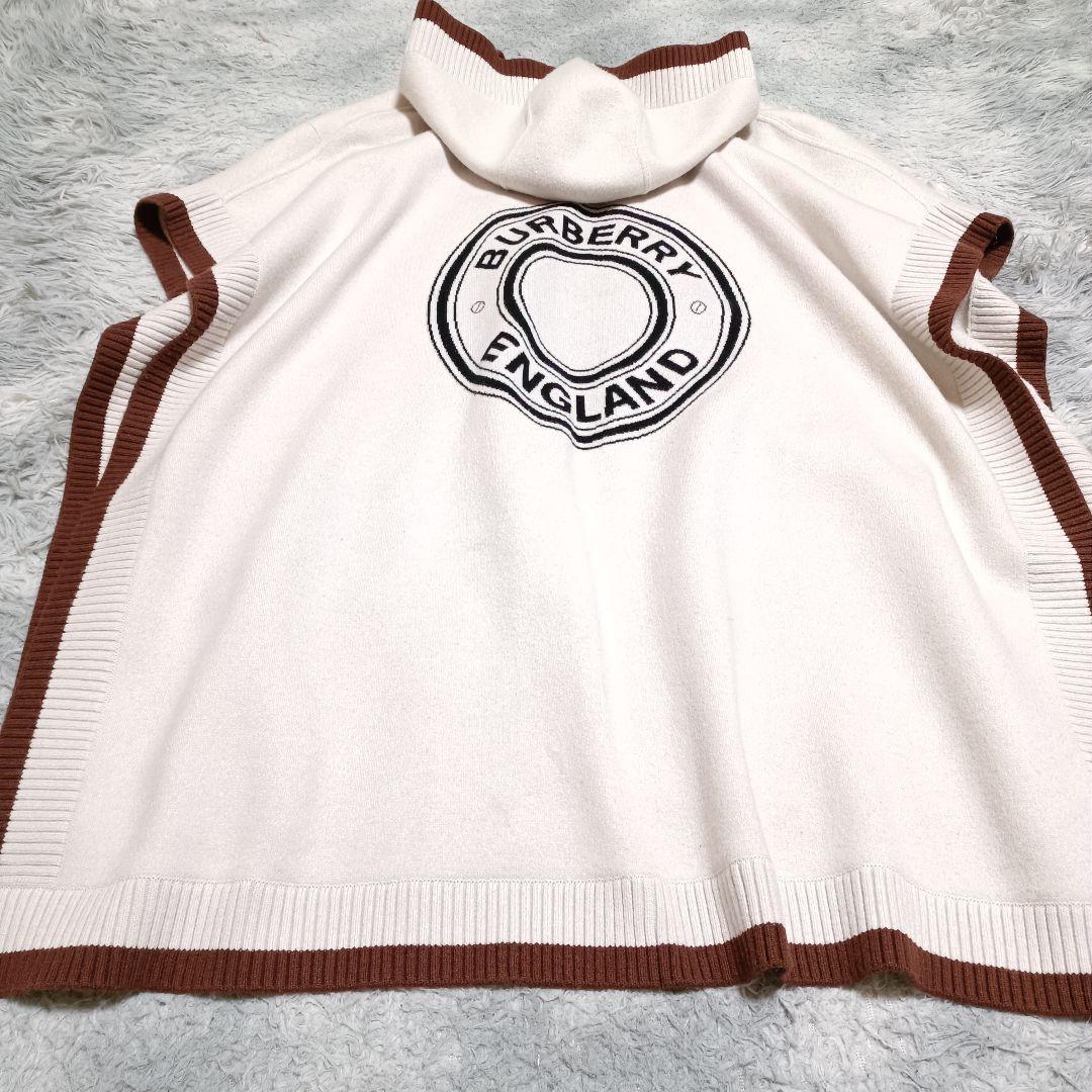 BURBERRY カシミヤ ケープ ポンチョ 近年モデル バーバリー 現行