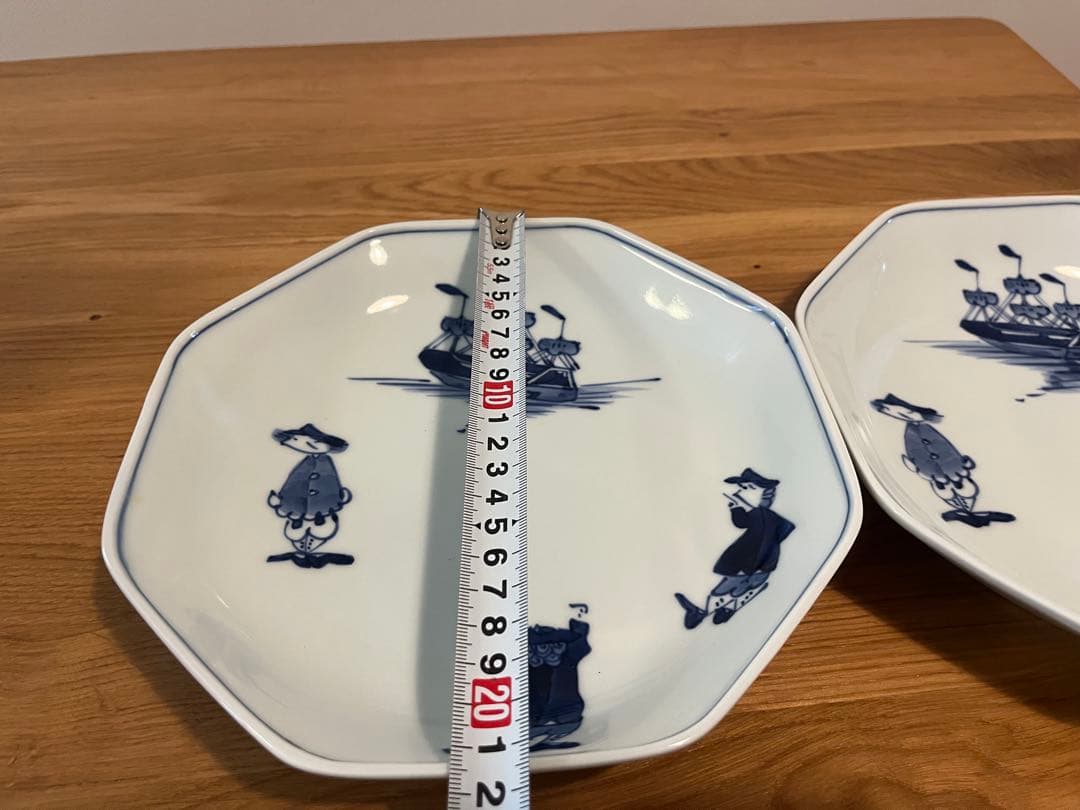 有田焼　青花　皿2枚