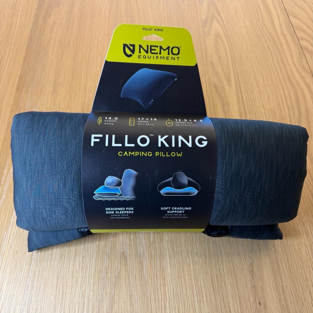 ★新品 NEMO Fillo King キャンプ枕