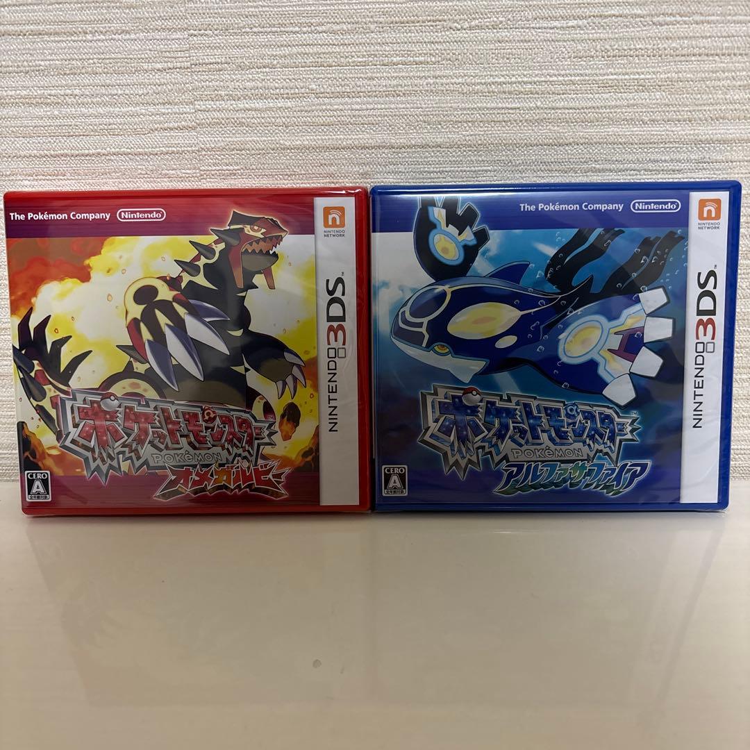 新品未開封　ポケットモンスターオメガルビー、アルファサファイア