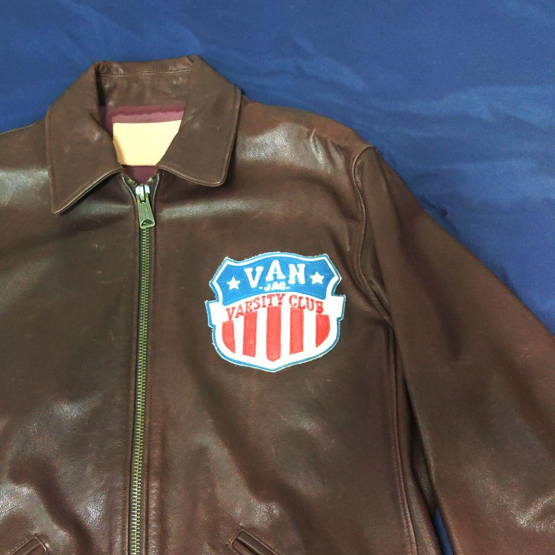 本日発送★美品 VAN革ジャン